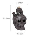 AURORA TRADE Weird Backflow Incense Burner with LED Light Thrilling