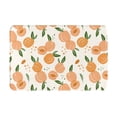thumbnail image 1 of Balery Peaches Felpudo de franela, resistente a las manchas y a la decoloración, para uso interior y exterior, fácil de limpiar, 40 x 60 cm, 1 of 7