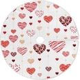 thumbnail image 1 of FMSHPON Valentines Hearts Wedding Xmas Christmas Tree Skirt Stand Mat for Holiday Party Decoration Indoor Outdoor 36 inches, 1 of 6