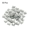 thumbnail image 3 of 50 Pcs Acrílicos Planos Rhinestones 12mm Cuadrados Gemas Artificiales para Manualidades Joyería de Disfraces Blancas, 3 of 7