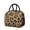 Black, variant on Insulated Lunch Bag for Women, Floral Print Oxford Fabric Lunch Box, Leakproof Thermal Cooler Tote for Work, School & Picnic, Leopard Animal Print