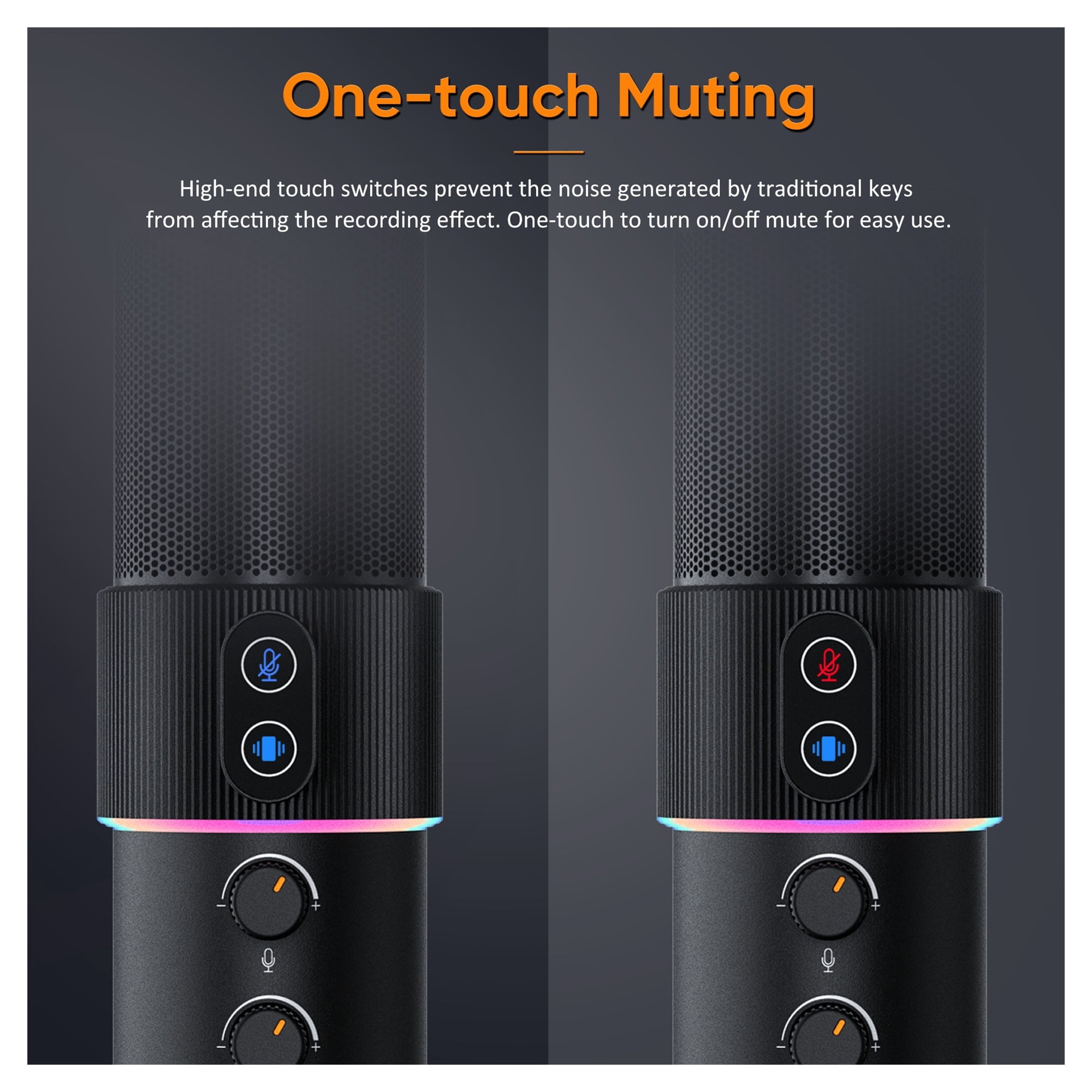 STA-U2D USB Recording Microphone Computer Podcast Mic For PC/PS4/Mac,Four Pickup Patterns For Vocals,Gaming ,Clear Sound
