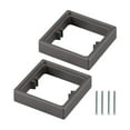 thumbnail image 1 of Siruishop 2 Pieces Single Socket Spacers Switche Accessory for Office Living Room Home gray, 1 of 8