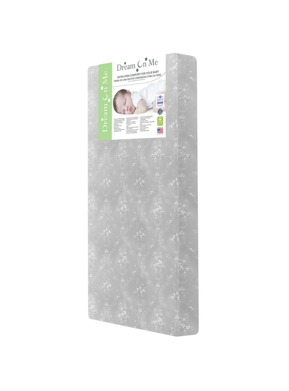 Dream on Me Snooze Crib & Toddler Mattress, Extra Firm Thermo-Bonded Core, Greenguard Gold Certified