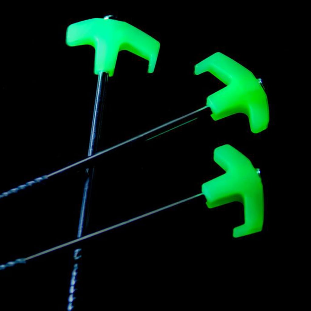 Oasiva 4/8/10Pcs Florescent Tent Stakes Campings Tent Peg for Fixings Tent Tarps Awnings