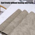 thumbnail image 5 of Fabric Leather Round Table Mats Double Sided Placemats for Home Hotel Dining, Heat Resistant & Non-Slip, Easy Clean Wipeable Surface, 1 Pack, 5 of 5