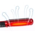 thumbnail image 5 of Cepillo alisador de pelo, alisador de pelo antiescaldaduras, alisador de pelo antiestático con tecnología iónica (rojo), 5 of 5