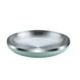thumbnail image 2 of Uscallm under $5 Stainless Steel Plate, Stainless Steel Insulated Serving Plate, Double Wall Hot Cold Food Dish, Microwave Safe Dinner Plate for Meals, Durable Kitchen Dining Platter, 2 of 6