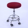 thumbnail image 3 of pitrice Elastic Bar Stool Covers Round Chair Seat Cover Cushion Slip Covers Wine, 3 of 6