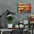 thumbnail image 6 of Epic Art 'Great Salt Lake Pilings Sunset' by Mike Jones, Acrylic Glass Wall Art, 16"x12", 6 of 8