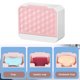 thumbnail image 5 of Caja de esponja con tapa Drenaje montado en la pared Caja de almacenamiento Organizador de fregadoras para baño de cocina, Rejilla única, Rosa Advancent HA003968-01, 5 of 5