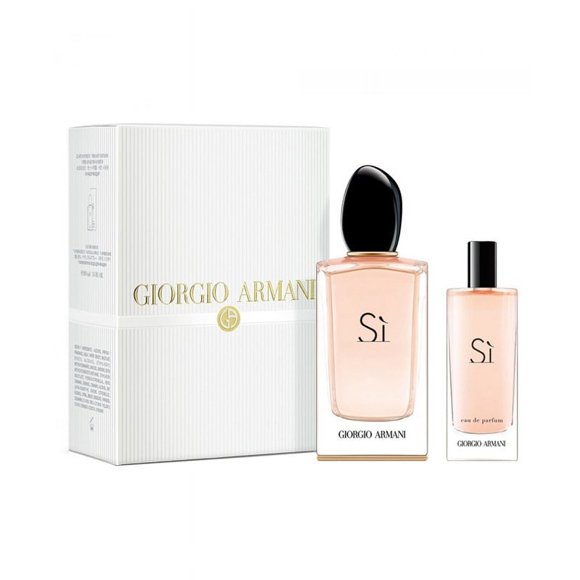 Set de regalo Armani Si EDP en spray 100ml y EDT en spray 15ml Giorgio Armani