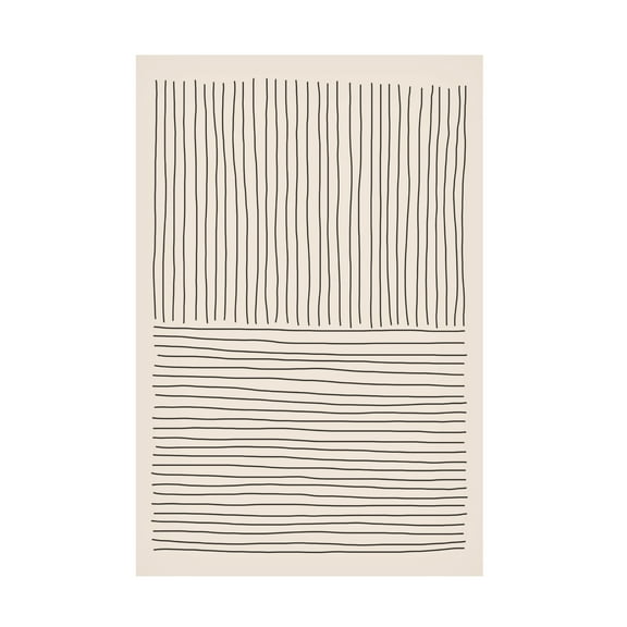 Trademark Fine Art jay stanley  Boho Line Vibes 2 Canvas Wall Art