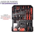 thumbnail image 3 of Juego de herramientas mecánicas Con Maleta 187 Piezas Pitipa JM2203, 3 of 10