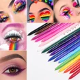 thumbnail image 4 of Heallor-delineador de ojos de Color giratorio mate, lápiz de Gel duradero, resistente al agua, fácil de usar, blanco, amarillo, azul, maquillaje de belleza C, 4 of 5