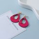 thumbnail image 1 of POXAM-pendientes redondos de estilo coreano para mujer, aretes colgantes geométricos acrílicos, 2022 joyas de regalo a la moda, 1 of 4