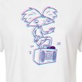 thumbnail image 3 of Hey Arnold! - 3D Arnold - Juniors Cropped Cotton Blend T-Shirt, 3 of 5