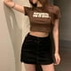 thumbnail image 3 of Summer Women Crop Lady Slim Crew Neck Fashion Tank Blouse T-Shirt Tops, 3 of 8