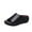 Black, variant on BELLZELY Womens Shoes Wide Width Clearance Women's Leisure Vacation Comfort Open Toe Wedge Beach Sandals