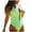 Green, variant on One Piece Swimsuit for Women One-Piece Zipper Solid Swimwear Swimsuit Bikini Swimming Beachwear