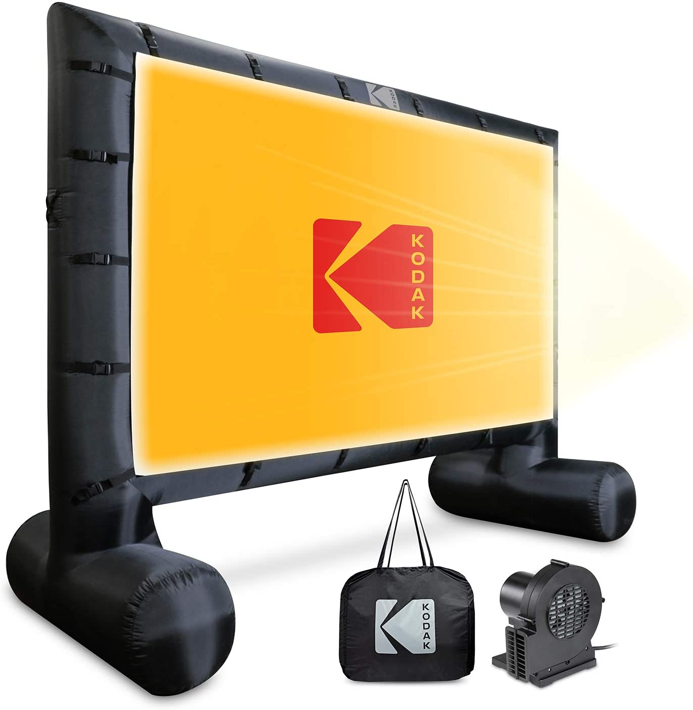 KODAK Inflatable Outdoor Projector Screen 14.5 Feet, BlowUp Screen for Movies, TV, Sports