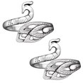 thumbnail image 1 of MIKIMIQI 2 unidades de bucle ajustable para tejer, guía de hilo de ganchillo, anillo de soporte para dedo, accesorios para tejer, anillo de dedo abierto de pavo real, anillo trenzado ajustable para te, 1 of 5