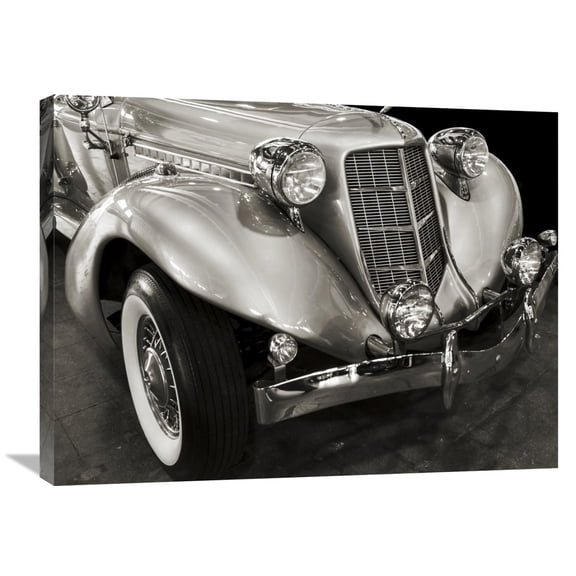 Global Gallery Gasoline Images,'Vintage Roadster' Stretched Canvas Artwork