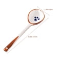 thumbnail image 4 of 4Pcs Long Handle Spoon Ceramic Spoon Reusable Ceramic Spoon Porridge Spoon Home Spoons, 4 of 8