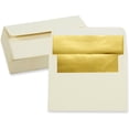thumbnail image 1 of Sobres BEST PAPER GREETINGS 13x18 cm Marfil con Detalles en Dorado 50 unidades, 1 of 9