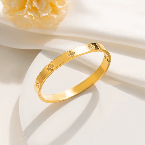 Las mujeres de moda pulsera de joyería brillante personalidad estilo perfecto con cualquier equipo (C)