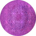 thumbnail image 1 of Ahgly Company Indoor Round Oriental Pink Industrial Area Rugs, 5' Round, 1 of 4