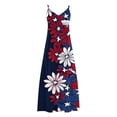 thumbnail image 7 of Erwazi Summer Dresses for Women 4th Of July Printed Crew Neck Sleeveless Ankle Length Dress Celebrations Outdoor Parties Activities Casual Dresses, 7 of 7