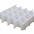 thumbnail image 3 of Separadores de cajones, organizadores divisores de cajones de 8 uds, rejilla de plástico blanca para bricolaje, divisores de cajones ajustables de plástico, almacenamiento doméstico, 3 of 5