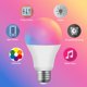 thumbnail image 1 of QUTETN 8pcs, A19 E26 Smart LED Bulbs - RGBW 629.92inch Color, Dimmable 9W 800LM, Wireless Music Sync 60W Equal Power., 1 of 4