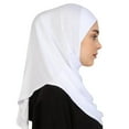 thumbnail image 4 of Muslim Inner Hijabs Solid Color Women Hijab Scarf Soft Cotton Hemp Hijab Turban Cover Neck Instant Base Hat Undercaps Headscarf, 4 of 6