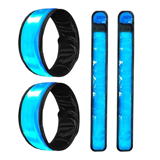 Led Light Tape High Visibility Reflective Horse Shackle Bands 4 Pack for Night Riding, Parades and Farm Use