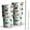 White Dinosaurs Fossils, variant on 30oz White Dinosaurs Fossils Plants Pattern Tumblers Stainless Steel Tumbler with Lid and Straw,Vacuum Insulated Double Wall Travel Tumbler Cups Mug with Cleaning Brush for Coffee,Tea