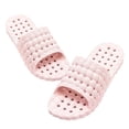 thumbnail image 2 of 1 par de pantuflas de baño de PVC, con suela hueca y drenante, antideslizantes - Tallas 38-39 (7 EE. UU., 4.5 RU, 38 UE) (rosa), 2 of 7