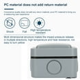 thumbnail image 3 of Outdoor Waterproof Switch Garden Swimming Pool Anti Rainstorm Splash -Proof Wall Light Switch 1 Open, 3 of 8