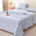 thumbnail image 4 of ChicYu Washed Cotton Summer Air Conditioning Quilt Queen Size,Lightweight Bedding for Hot Sleepers,Thin Quilt Core with Durable,Dorm Guest Room Necessary, 4 of 6