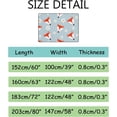 thumbnail image 2 of Crawling Indoor Carpet Play Mat Cute Fox Flower for Living Room Bedroom Educational Nursery Floor Mat Area Rugs 60x39in, 2 of 6