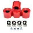 thumbnail image 1 of Ensemble de 4 Entretoises de Roulements Abec-9 pour Roues de Planche à Roulettes Longboard 60X45Mm 78A Rouge, 1 of 5