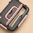 thumbnail image 4 of Sealed Division Pp Plastic Lunch Bento Box Can Be Heated Microwave Lunch Box Food Grade Insulation Lunch Box, 4 of 5