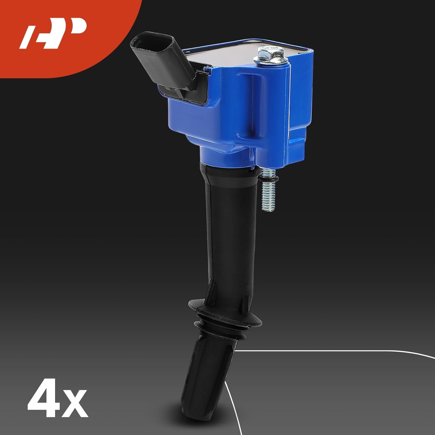 A-Premium (Blue) Set of 8 Ignition Coil Pack and Iridium Spark Plugs Compatible with Chevrolet Equinox 2018-2024, Malibu 2016-2024, Cruze 2016-2019, Trax 2022 & GMC Terrain 2018-2023 & Buick Encore