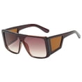 thumbnail image 3 of Las gafas al aire libre anti de la moda de los hombres sombrean 02 gafas de sol de gran tamaño para las mujeres Hugo Gafas de sol rectangulares de gran tamaño, 3 of 5