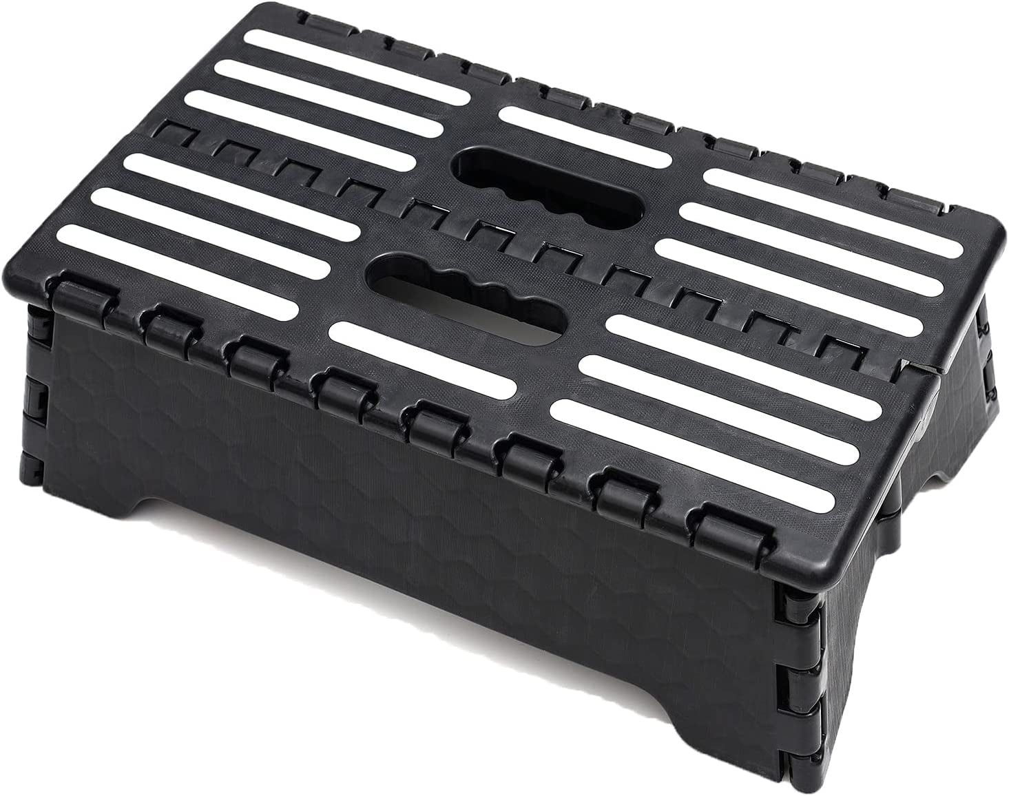 ZeenArt 5 Inch Folding Step Stool, Black photo 1