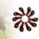 thumbnail image 5 of 10 fundas de neopreno para palos de golf, protectores adhesivos para cabezas de palos de golf. naranja y negro, 5 of 9