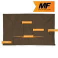 thumbnail image 2 of Mount Factory Outdoor TV Cover - 65" Model For 63'' - 67" Flat Screens - Slim Fit - Weatherproof Weather Dust Resistant Television Protector - Brown, 2 of 7