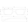 thumbnail image 6 of Spring Hinge Flexible Bendz Reading Glasses Rectangular Readers Men Women Black, 6 of 6