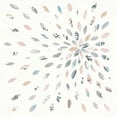 thumbnail image 3 of DeNeige, Elyse 20x20 Black Modern Framed Museum Art Print Titled - Fireworks III, 3 of 5
